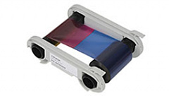 Полноцветная лента (YMCKOK) для двусторонней печати на 500 оттисков с чистящим роликом в Волжском